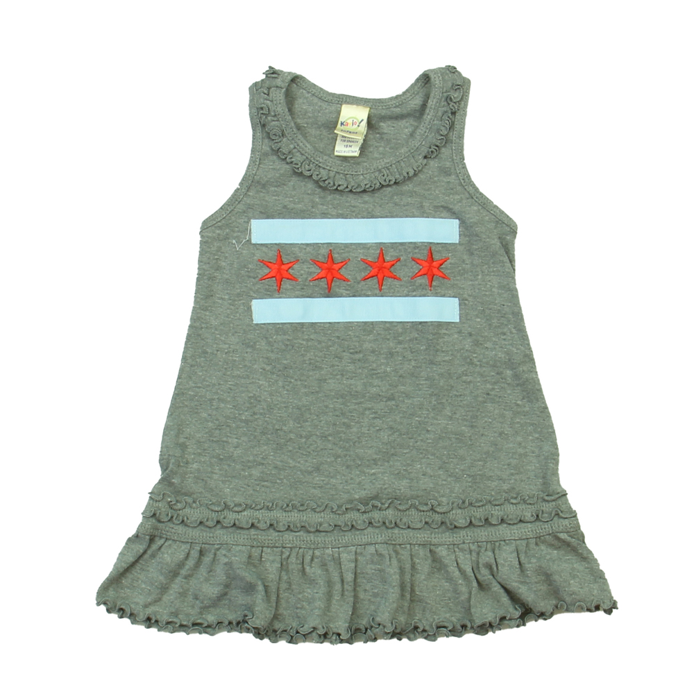 Kavio! Girls Grey | Red | Blue Dress size: 18 Months